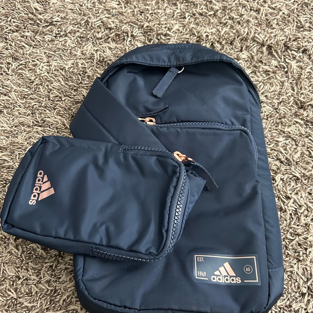 Adidas Navy Blue Men's Bag Set
